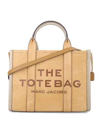 Marc Jacobs The Medium Suede Tote In Sahara