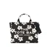 Marc Jacobs The Medium Tote - Cotton - Black/white In Black