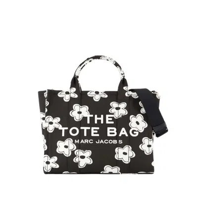 Marc Jacobs The Medium Tote - Cotton - Black/white