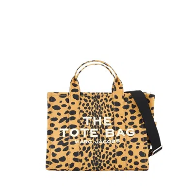 MARC JACOBS MARC JACOBS THE MEDIUM TOTE - COTTON - CHEETAH