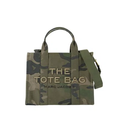 Marc Jacobs The Medium Tote - Cotton - Printed In Grey