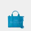 MARC JACOBS THE MEDIUM TOTE - MARC JACOBS - LEATHER - BLUE