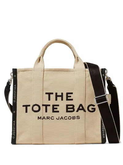 Marc Jacobs The Medium Tote Fabric Bag In Neutral