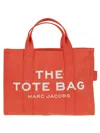 Marc Jacobs Structured Cotton Tote Bag With Zip Closure
