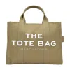 Marc Jacobs Green Canvas Medium Tote Bag In Green