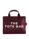 Marc Jacobs The Medium Tote Shopper Bag In Burgundy