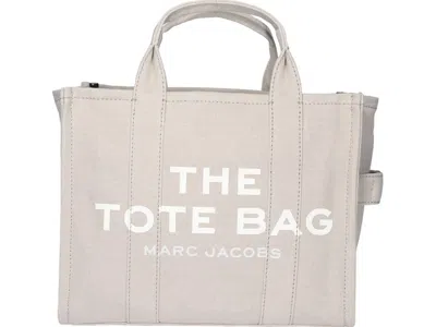 Marc Jacobs The Jacquard Small Tote Camel Handbag In Beige