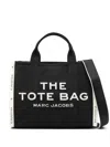 Marc Jacobs The Jacquard Medium Tote Bag In Nero Neri E Grigi