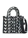 Marc Jacobs The Monogram Teddy Medium Tote Bag In Black
