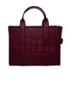 Marc Jacobs The Leather Logo Embossed Tote Bag In Brown
