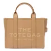 Marc Jacobs The Leather Medium Tote Bag In Cammello