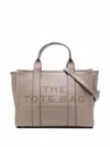Marc Jacobs The Medium Leather Tote Bag In Gray