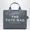 Marc Jacobs Structured Canvas Tote Bag With Contrasting Strap In Blue