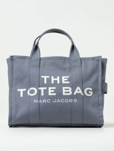 Marc Jacobs The Medium Tote Bag In Canvas In Blue