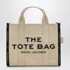 MARC JACOBS MARC JACOBS THE MEDIUM TOTE BAG IN SAND-COLOURED JACQUARD