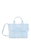 Marc Jacobs Structured Leather Medium Tote In Blue
