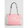 Marc Jacobs "the Denim Chain Crossbody" Tote Bag In Pink