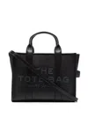 Marc Jacobs Structured Black Leather Handbag With Rounded Top Handles In Black
