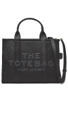Marc Jacobs Structured Black Leather Handbag With Rounded Top Handles In Black