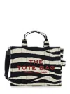 Marc Jacobs The Medium Tote Animalier Tote Bag In Black/white