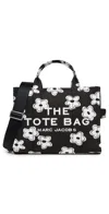 Marc Jacobs The Medium Tote Black/white In Black/white