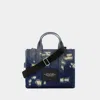 Marc Jacobs The Medium Tote Cotton Tote In Blue