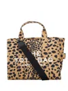 Marc Jacobs Cheetah Medium Tote Bag In Brown