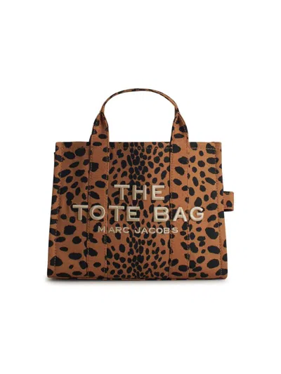 Marc Jacobs 'the Medium Tote' Brown Cotton Bag