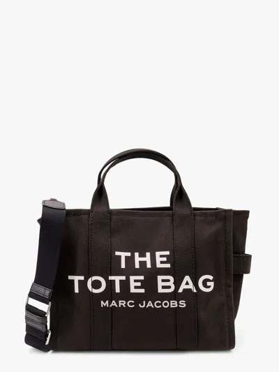 Marc Jacobs The Medium Tote Canvas Crossbody Bag In Black