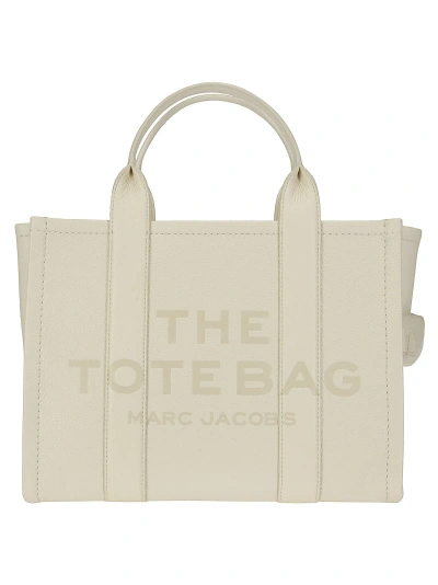 Marc Jacobs The Medium Tote In Cotton/silver