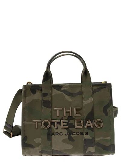 Marc Jacobs The Camo Jacquard Medium Tote  Bags In Green