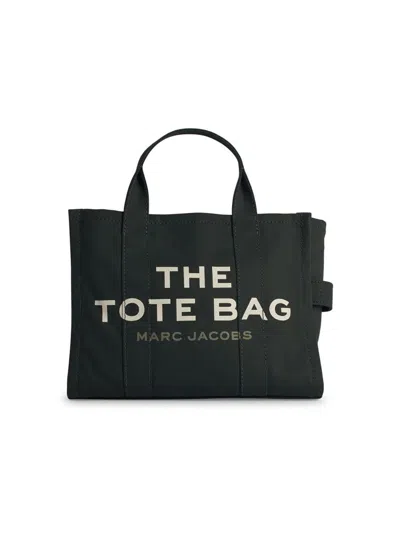 Marc Jacobs 'the Medium Tote' Green Cotton Bag