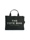 Marc Jacobs 'the Medium Tote' Green Cotton Bag In Green