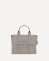 Marc Jacobs The Leather Medium Tote Bag In Gray