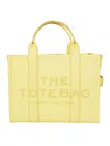 Marc Jacobs The Leather Medium Tote Bag In Yellow