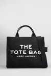 Marc Jacobs The Medium Tote Tote In Black Cotton In Black