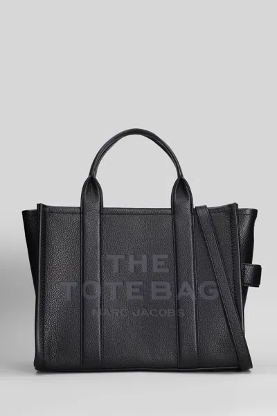 Marc Jacobs The Medium Tote Tote In Black Leather