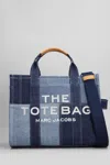 Marc Jacobs The Medium Tote Tote In Blue Denim In Blue