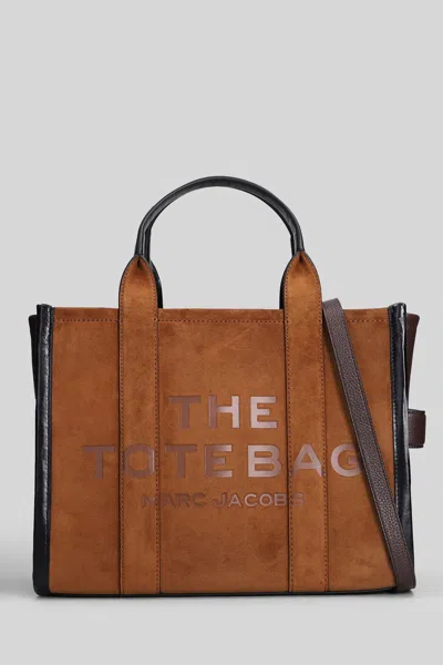 Marc Jacobs The Medium Tote Tote In Leather Color Suede In Brown