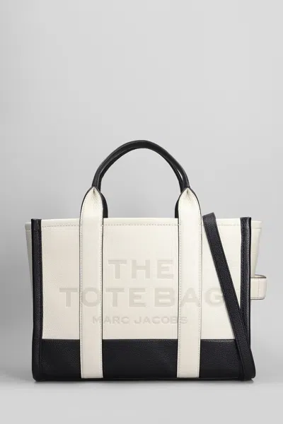 Marc Jacobs The Medium Tote Tote In White Leather
