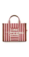 Marc Jacobs The Medium Tote True Red Multi In Red