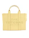 Marc Jacobs The Leather Medium Tote Bag In Yellow
