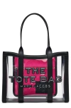Marc Jacobs The Medium Transparent Tote In Multicolor