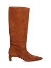 Marc Jacobs Suede Boots With Pointed Toes In Brown