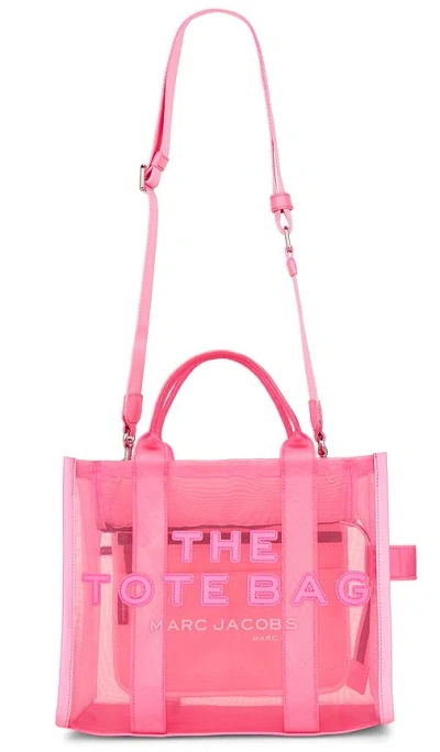 Marc Jacobs The Small Mesh Tote Bag In Candy Pink
