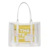 Marc Jacobs Women's The Medium Clear Tote Bag White In White