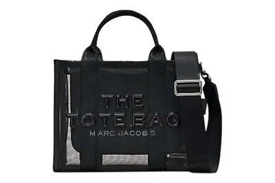 Pre-owned Marc Jacobs The Mesh Small Tote Bag Blackout