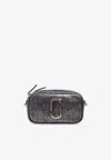Marc Jacobs The Metallic Distressed Big Shot In Gray