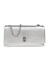 Marc Jacobs The Metallic Dual Chain Wallet In Gray