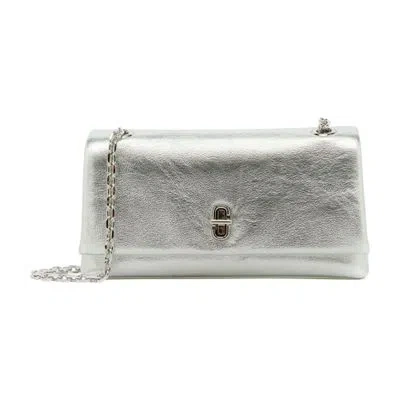 Marc Jacobs The Chain Wallet In Silver
